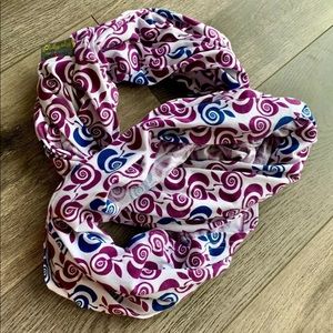 INFINITY Scarf Nursing Breastfeeding Car Seat Cover ITZY RITZY White Purple Blue